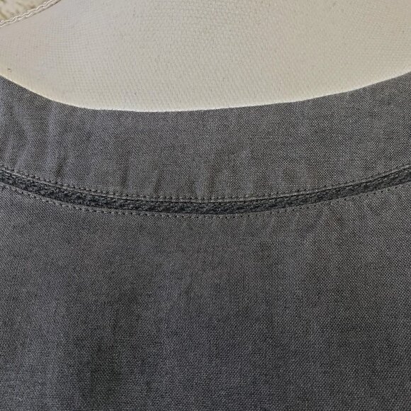 Gap 100% ramie 3/4 Sleeve Drawstring Tie Waist dress size 2 - Picture 7 of 13